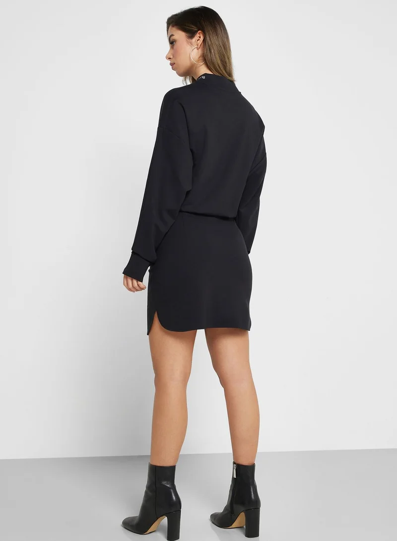 Calvin Klein Jeans Logo Knitted Dress