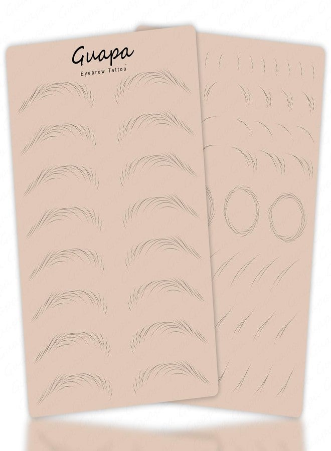 Guapa Professional Eyebrow Spine Nano Stroke Practice Skin – Silicone Rubber with Pre-Printed Hairlines – Ideal for Permanent Makeup & Microblading Training - Image 1