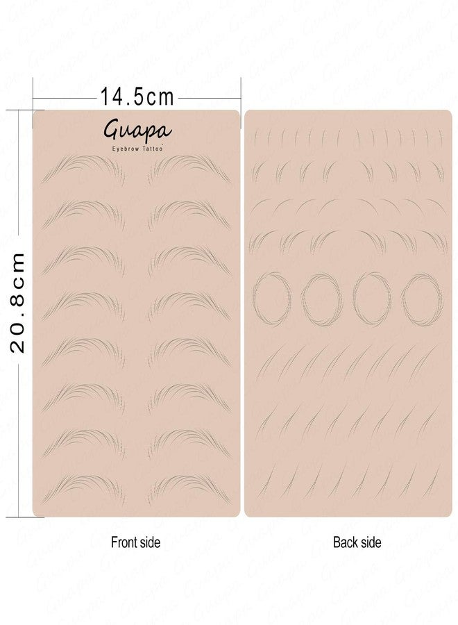 Guapa Professional Eyebrow Spine Nano Stroke Practice Skin – Silicone Rubber with Pre-Printed Hairlines – Ideal for Permanent Makeup & Microblading Training - Image 4