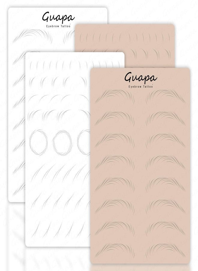 Guapa Professional Eyebrow Spine Nano Stroke Practice Skin – Silicone Rubber with Pre-Printed Hairlines – Ideal for Permanent Makeup & Microblading Training - Image 2
