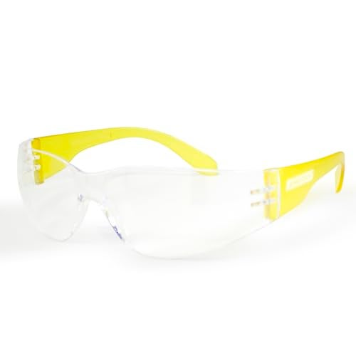 JORESTECH Eyewear Protective Safety Glasses, Polycarbonate Impact Resistant Lens Pack of 12 (Clear, Yellow) - Image 2