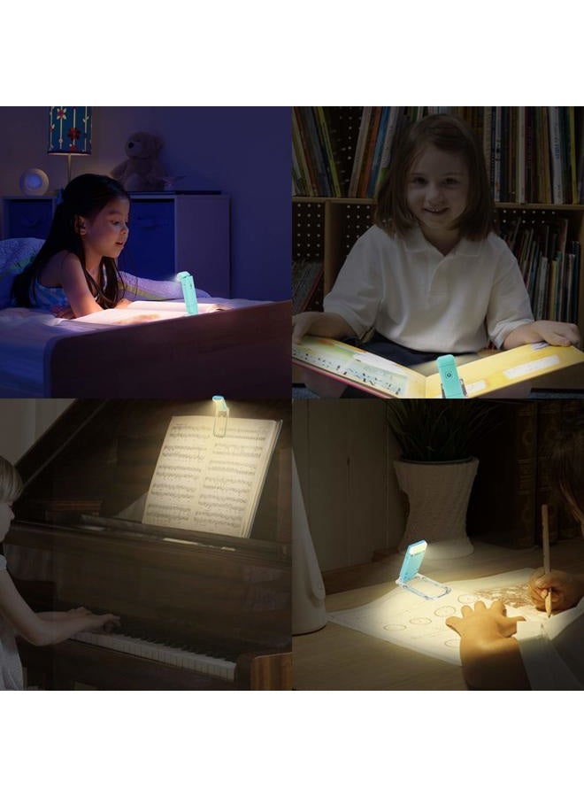 HONWELL Rechargeable Book Light, Clip On LED Reading Lights for Kids Reading in Bed, 3 Brightness Levels Dimmable Bookmark Light for Eye-Protection, Portable Reading Lamp for Bookworms, Travel(Orange) - Image 3