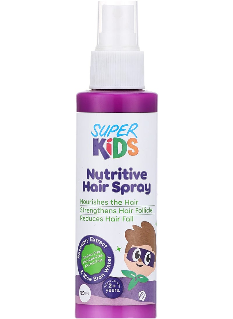 SUPER KIDS Super Kids Hair Spray Nutritive For Kids 120 Ml  - Image 1