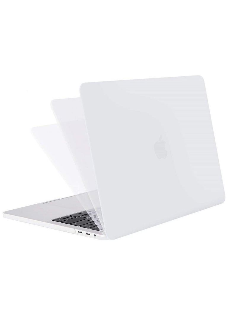 Mufaens Hard Shell Case Cover And Screen Protector for MacBook New Pro 13-inch Model M1/M2 A2338/A2251/A2289/A2159/A1989/A1708/A1706 with/Without Touch Bar Release 2021/2020/2019/2018/2016 White - Image 4