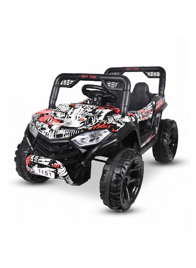 KIKO RIDE ON CAR WITH 2.4G REMOTE CONTROL (6V, DUAL MOTOR)  PAINTED FINISH - Image 1
