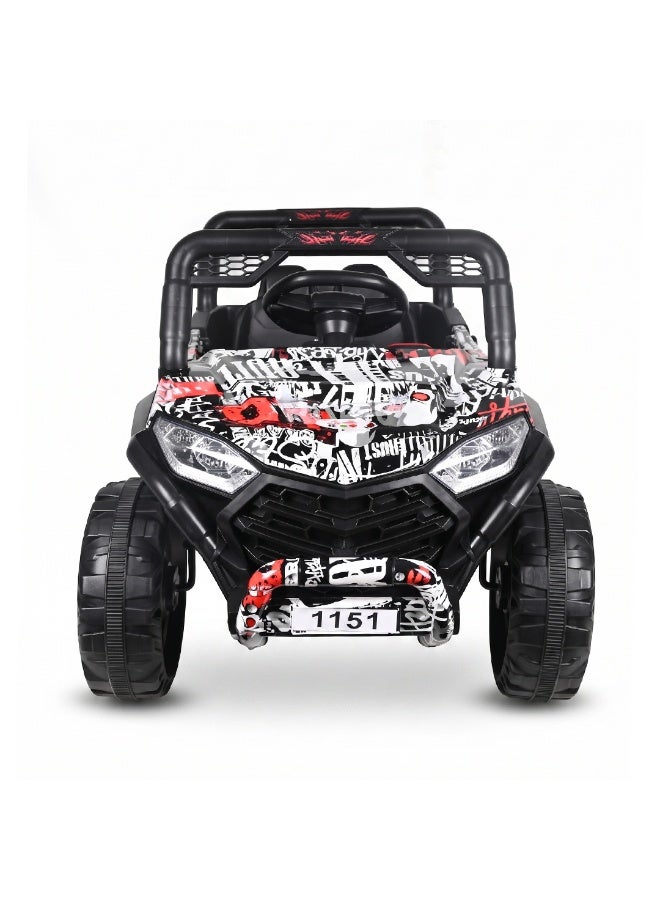 KIKO RIDE ON CAR WITH 2.4G REMOTE CONTROL (6V, DUAL MOTOR)  PAINTED FINISH - Image 2
