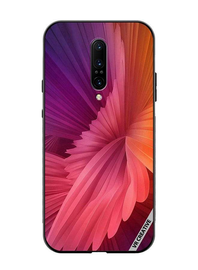 VR CREATIVE Protective Case Cover For OnePlus 7 Pro Flower Design Multicolour - Image 1