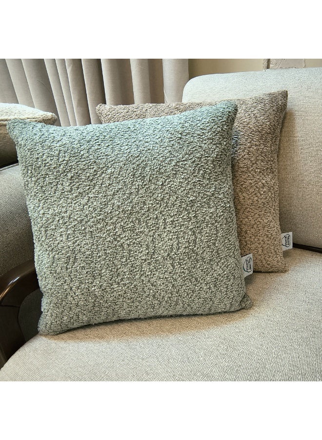 بكسل بين باج غطاء وساده من قماش البوكليه مربعة 50x50 سم من PixelsBeanBag (بدون حشوة) - Image 3