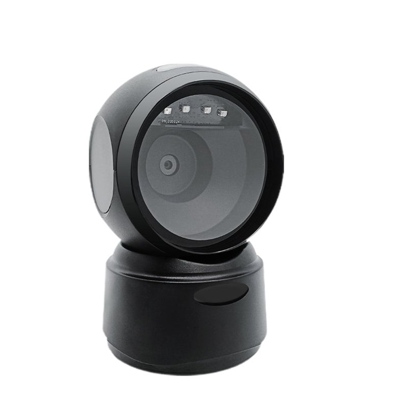 Omnidirectional Desktop Barcode Scanner 1D 2D QR Code Reader with LED Light and Buzzer - Image 3