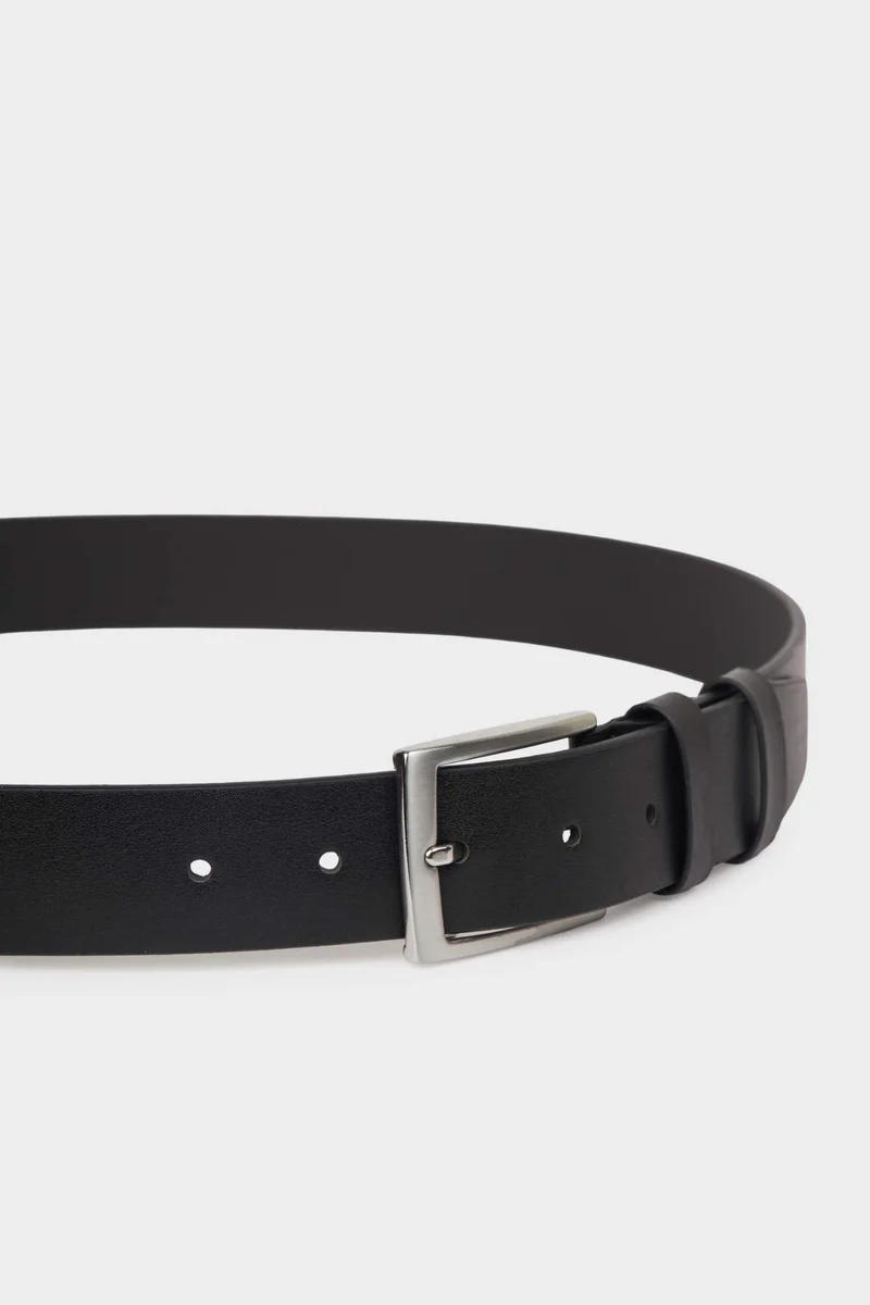ديفاكتو Man Faux Leather Denim Belt