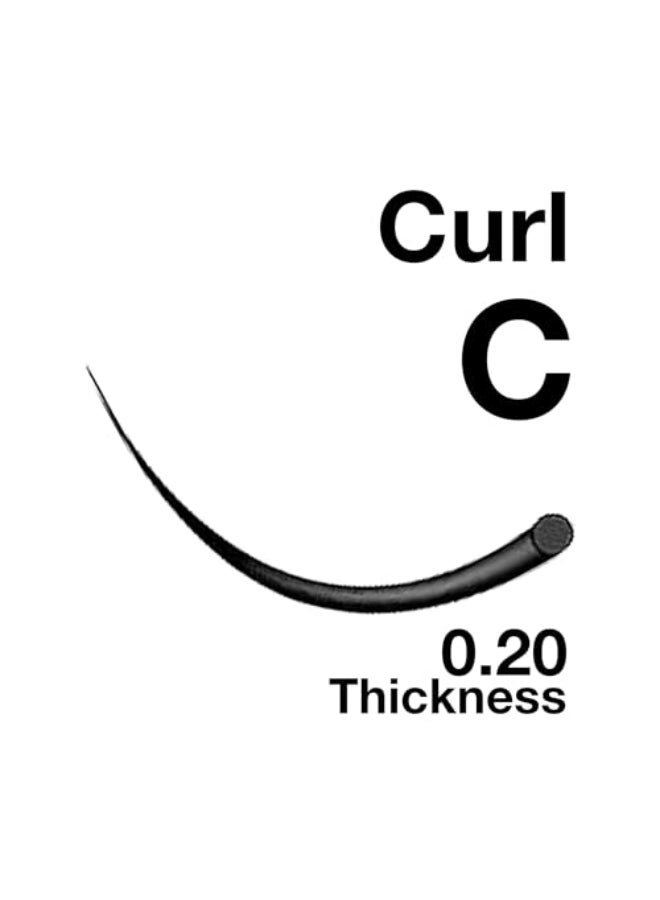 EMILYSTORES Eyelash Extensions 020mm Thickness C Curl 10mm Length Natural Looking Individual Volume Eyelashes For Lash Extensions020C10mm - Image 4