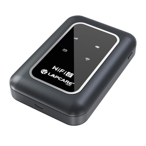 LAPCARE 4G LTE Wireless Dongle with 3000mAh Battery | SIM Slot | Up to 150 Mbps Speed | Connect Up to 10 Devices | Type-C Charging Port - Image 1