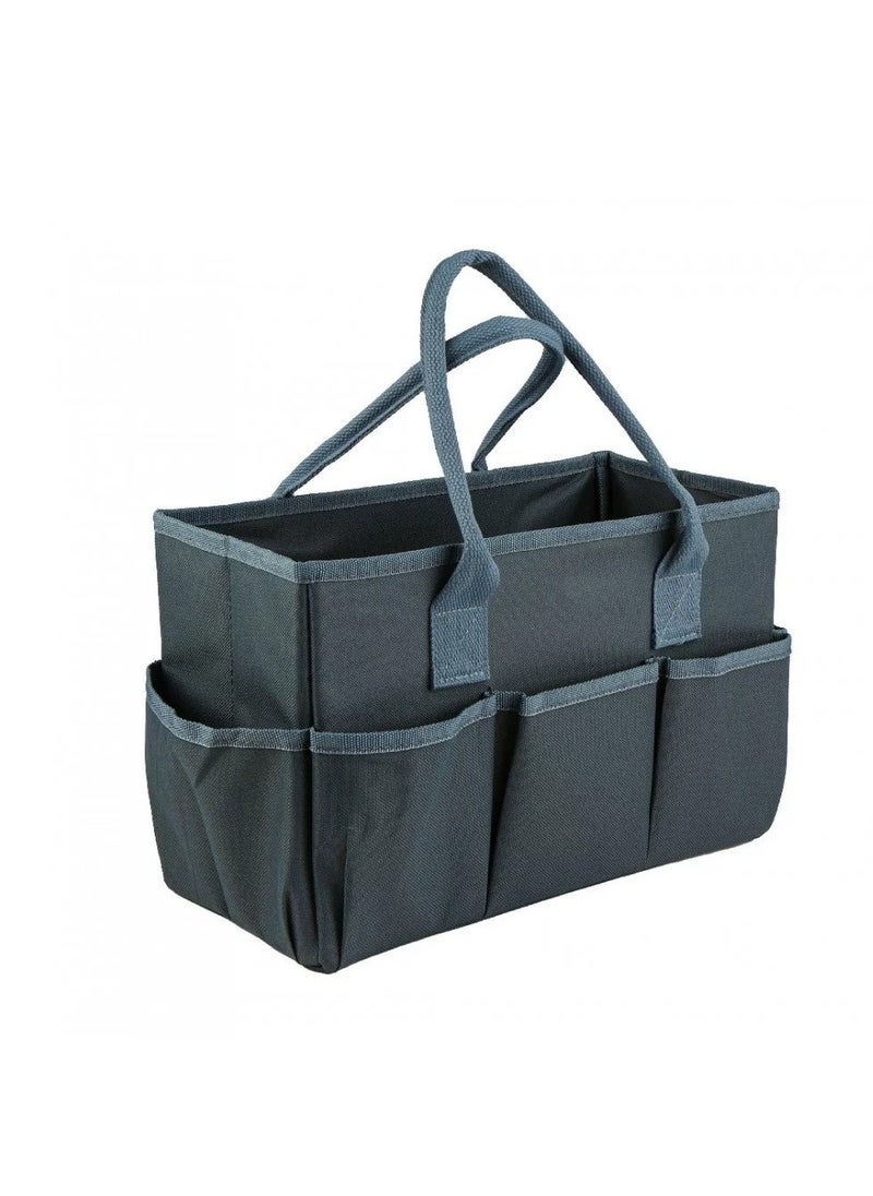 BASURRAH - 1pc Multicolor Canvas Bag Basket for Travel Tea Coffee Thermos and Dallahs Basket - Random Pick - Image 1