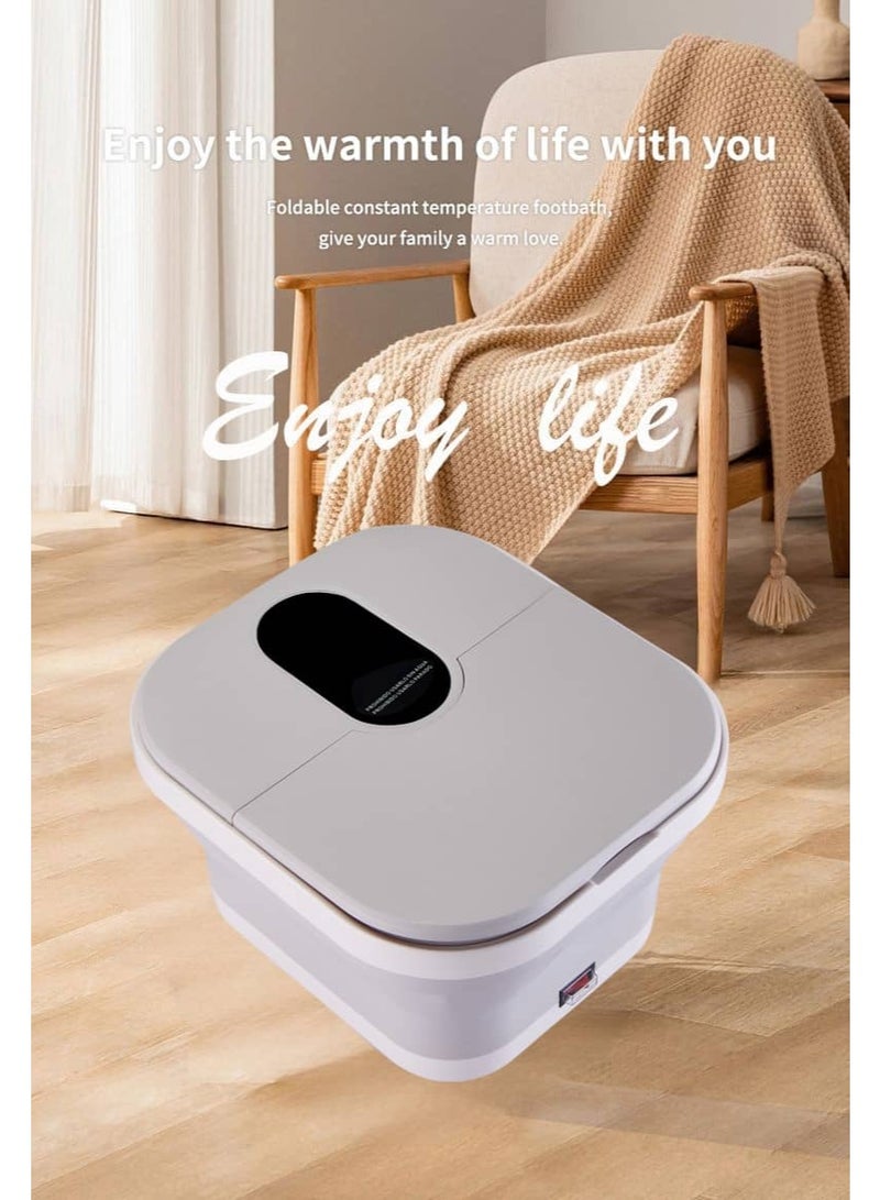 أديلي حمام قدم سبا ومساج ارجل - مدلك متعدد الوظائف مع تدفئة بالأشعة تحت الحمراء وعلاج بالفقاعات للتنظيف العميق والاسترخاء - Image 2