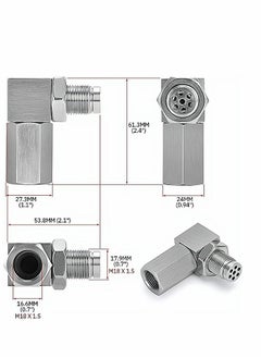 Y&D O2 Sensor Spacer 1 Pcs Universal M18*1.5 Check Engine Light Eliminator Adapter Oxygen Extender Adapater Isolator for Exhaust Systems  - Image 4