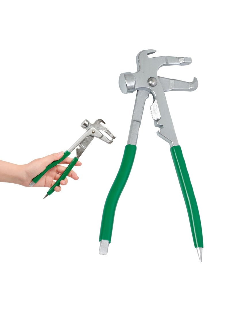 Zikra Wheel Weight Tool,  Heavy Duty Wheel Weight Hammer, Versatile Wheel Weight Pliers, Wheel Balancing Tool Hammer Plier,  with Rust-Resistant Stainless Steel Construction, Cutting Blade and V Notch - Image 1