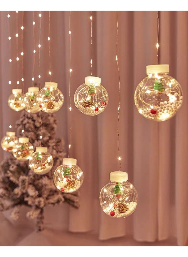 LED Christmas String Lights, 3 Meters Christmas Lights Santa/Snowman/Christmas Tree Decoration Lamp (Warm White Light) - Image 3