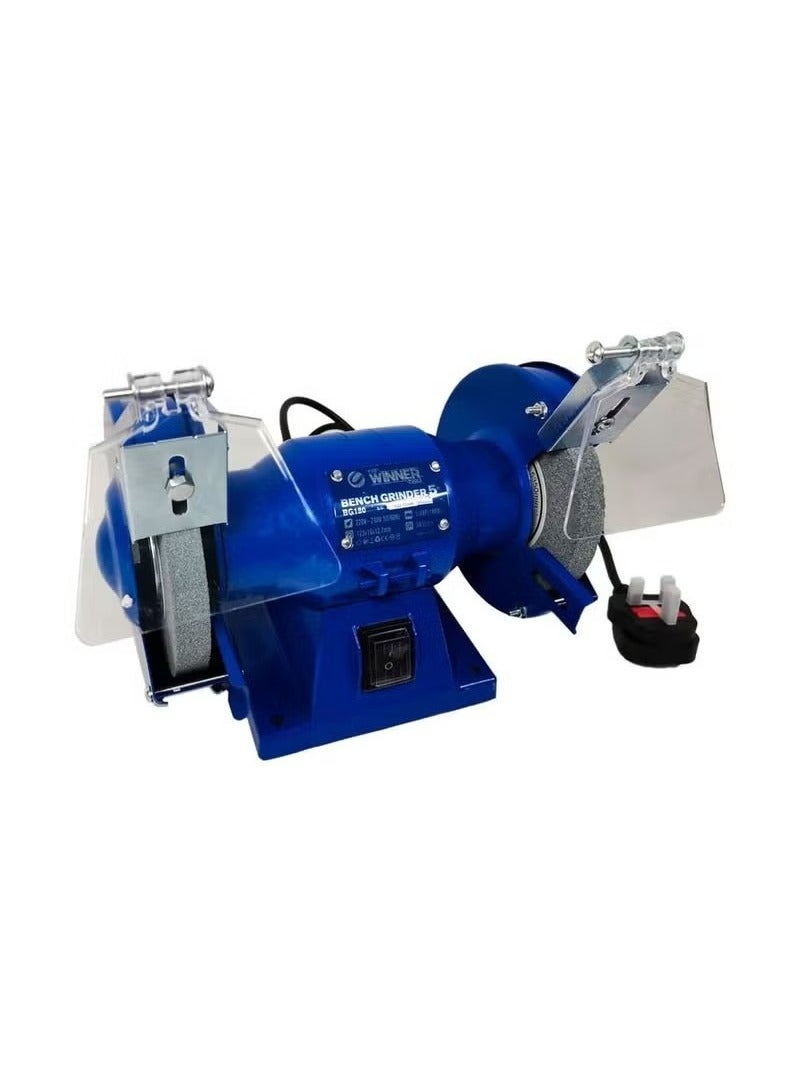 BG180 Premium Quality Bench Grinder 5 1 4HP 3450rpm 180W Plastic Eye Guard Wheel Size Ø125x16x12.7mm 220-240V 50 60Hz  - Image 5