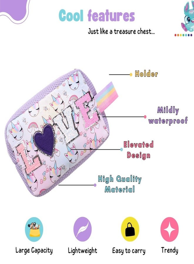 Tinker Squad مجموعة تنظيم مستحضرات التجميل اللطيفة من Tinker Squad للبنات والسيدات | حقيبة مكياج للسفر | حقائب أساسية للسفر للنساء والأطفال | حقيبة تنظيم مكياج لطيفة - Image 4