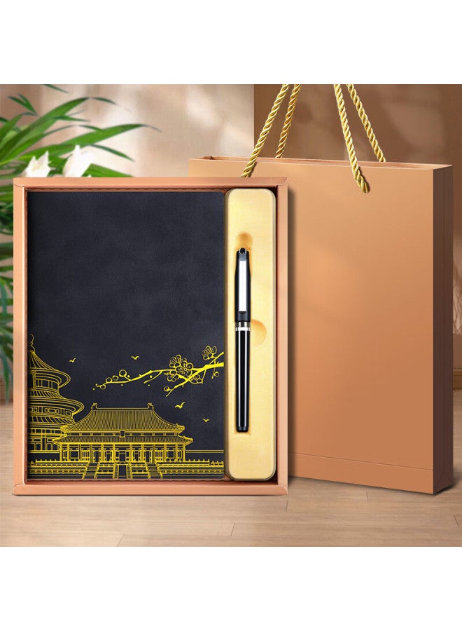 Longe Langjie Notebook Gift Box Set, National Trend Style Journal Gift Box, Forbidden City Cultural And Creative Notebook, High-quality Notebook Stationery, Gift For Teachers, Corporate Gifts, Customizable - Image 1