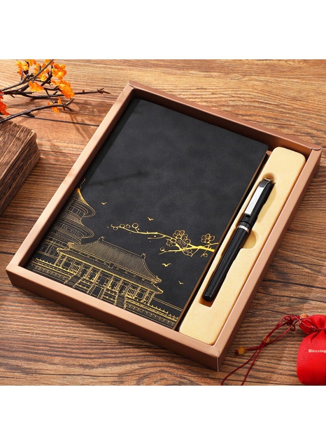 Longe Langjie Notebook Gift Box Set, National Trend Style Journal Gift Box, Forbidden City Cultural And Creative Notebook, High-quality Notebook Stationery, Gift For Teachers, Corporate Gifts, Customizable - Image 2