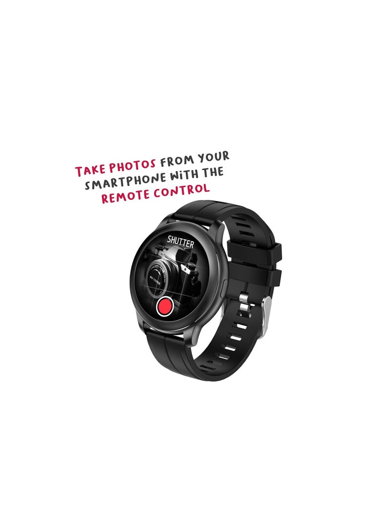 سيلي 1.69" Full Touch Screen Trainer Smart Watch with Heart Rate Sleep Monitor, Step Counter Call/Msg Notification Customized Watch Dial for Men Women Activity Trackers IP68 Waterproof for iOS Android - Image 4