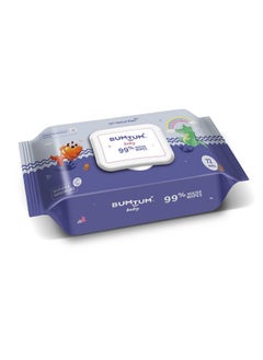 Bumtum Baby Gentle 99% Pure Water Wet Wipes With Lid72 Pcs.(Pack Of 1) & Baby Soap 50Gram (Pack Of 1) & Baby Massage Oil (200 Ml) Combo  - Image 3