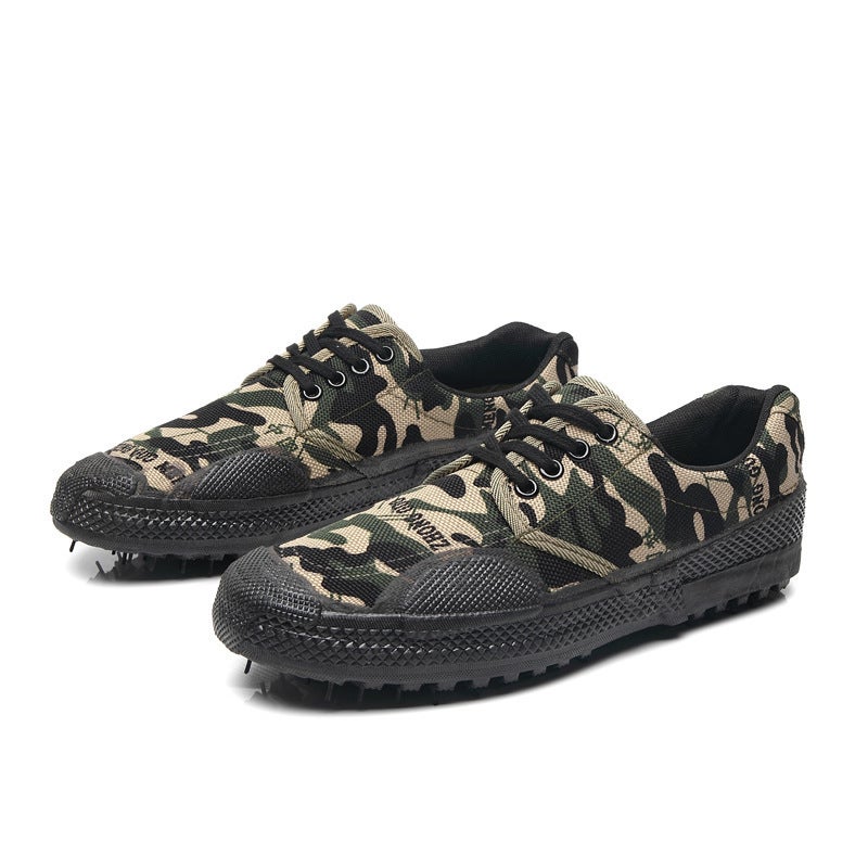 Men'S Spring Liberation Shoes Training Shoes Student Military Training Shoes Wear-Resistant Breathable Non-Slip Rubber Shoes Work Site Work Protection Shoes - Image 5