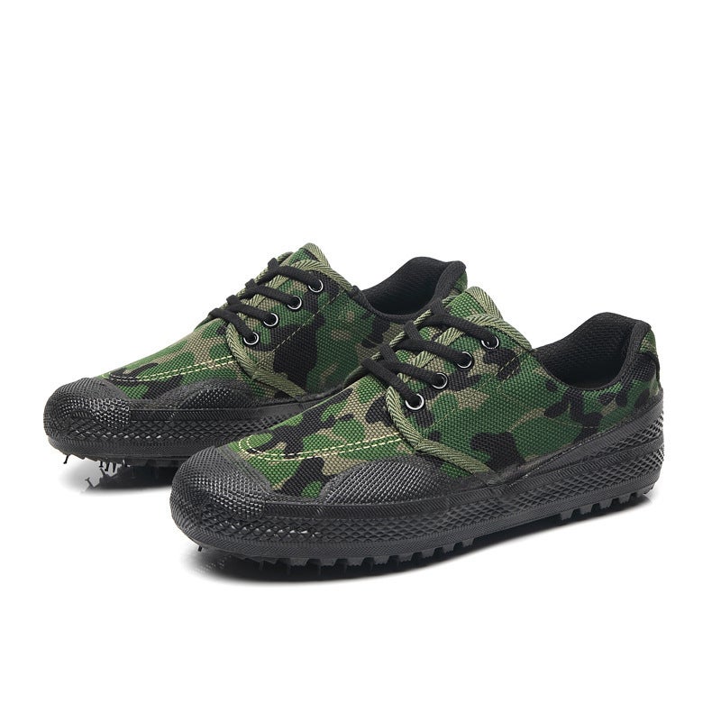 Men'S Spring Liberation Shoes Training Shoes Student Military Training Shoes Wear-Resistant Breathable Non-Slip Rubber Shoes Work Site Work Protection Shoes - Image 4