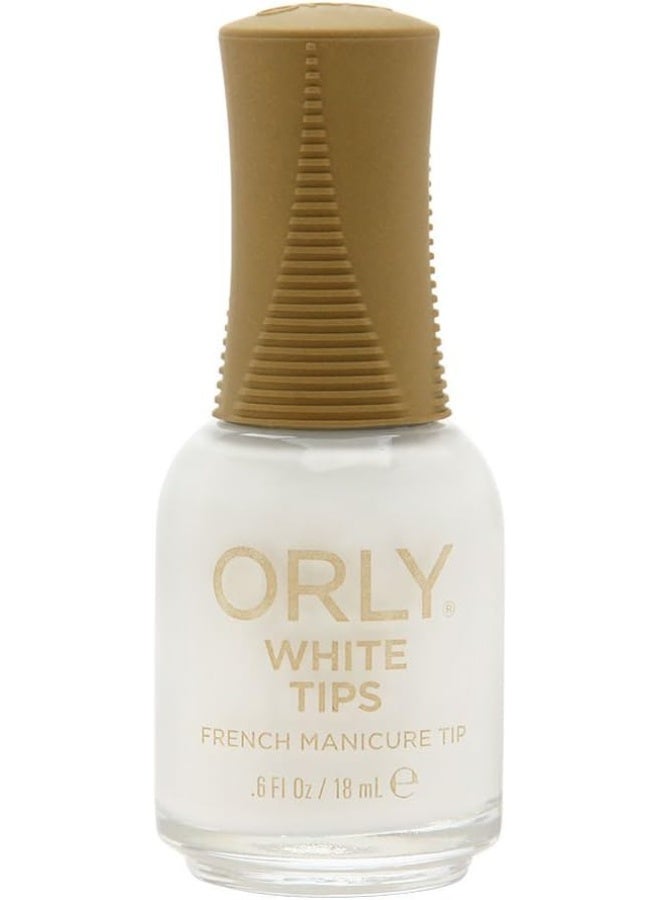 Orly Nail Lacquer French Man, White Tips, 0.6 Fluid Ounce 