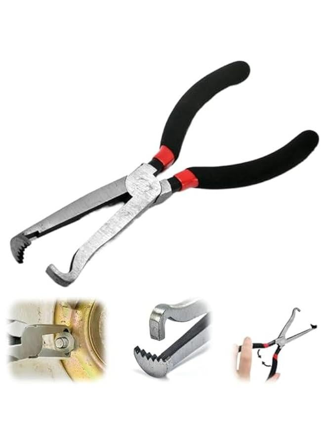Universal Electrical Connector Pliers for Automotive Disconnect- 8 inch Cable Cutter for Push Tab Plugs  - Image 1
