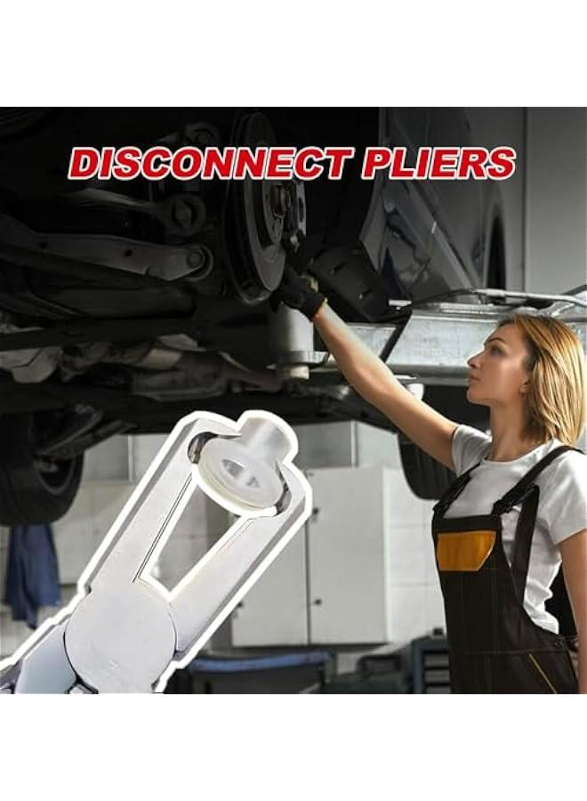 Universal Electrical Connector Pliers for Automotive Disconnect- 8 inch Cable Cutter for Push Tab Plugs  - Image 3
