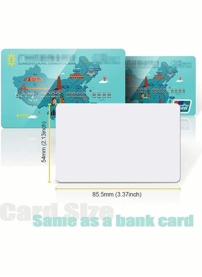 Generic - NFC Card Blank Programmable NFC Business Smart Card Tag Compatible With All NFC-Enabled Phones And Devices 504 Bytes Memory (10 Cards) - Image 1