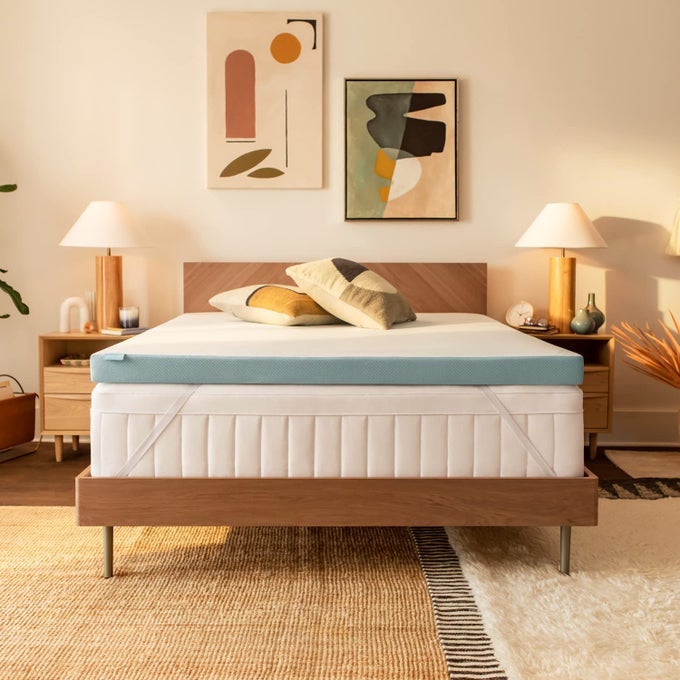 TEMPURPEDIC TEMPURADAPT COOLING 3INCH FULL MATTRESS TOPPER MEDIUM LUXURY PREMIUM FOAM WASHABLE COVER MEDIUM COOLING TOPPERWHITE