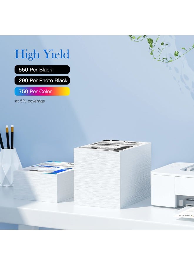 Valuetoner خراطيش حبر بديلة متوافقة مع HP 564XL 564 XL لطابعات Photosmart 5510 5520 6520 7510 7520 Premium C309A C410A Officejet 4620 Deskjet 3520 3522 (3B,3PBK,3C,3M,3Y, عبوة 15) - Image 2