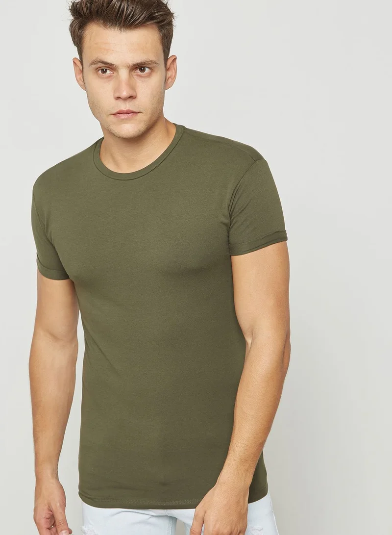 TOPMAN 5 Pack Ultra Muscle Fit T-Shirt
