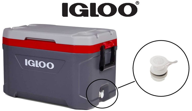 Igloo Cooler Replacement Standard Triple Snap Drain Plug (2pk) - Image 4
