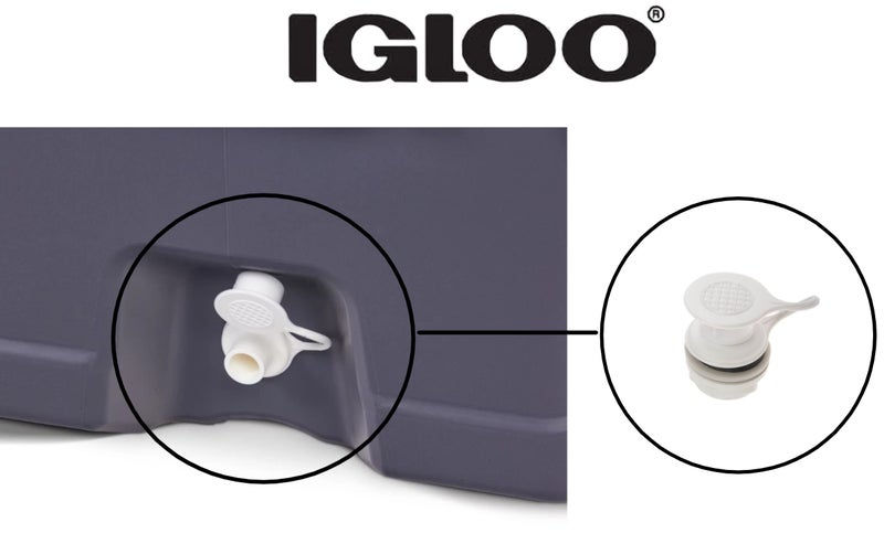 Igloo Cooler Replacement Standard Triple Snap Drain Plug (2pk) - Image 5