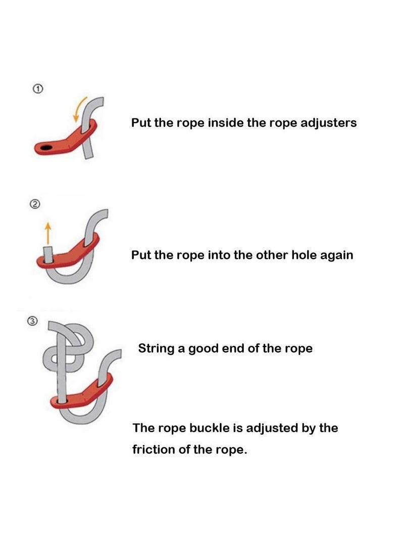 Excefore شبكة ناموسية لحاملات التخييم، شبكة خفيفة الوزن مدمجة، بطول 11' مع سحابات مزدوجة من الجانبين تناسب جميع حاملات التخييم - Image 2