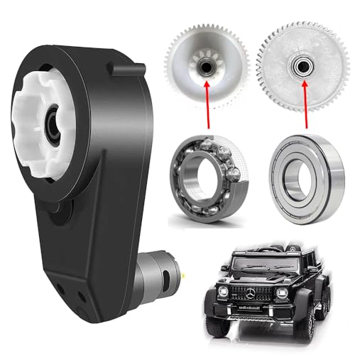 JRRXM 24 Volt RS555 30000RPM Gearbox with High Torque Motor for Power Wheels Motor Upgrade18V20V24V High Speed Electric Motor Gearbox for Kids Ride On Toys Car SUVUTVATV Replacement Parts - Image 1