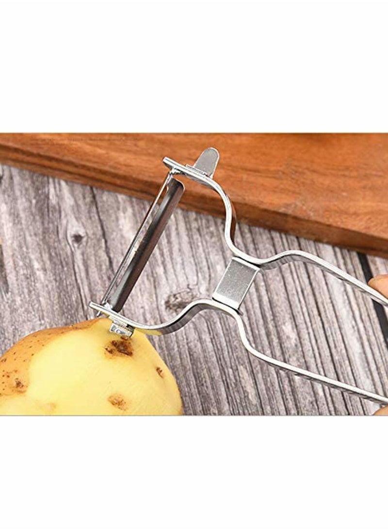 Y&D Stainless Steel Peeler for Vegetables and Fruits Vegetable peeler Potato peelers Easy to Peel Clean Premium Peelers Kitchen Veggie Carrot Fruit  - Image 5