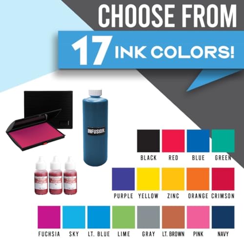 Infusion 5" x 7" Large Stamp Ink Pad for Rubber Stamps, Your Go to Large Stamp Ink Pad for Bright Color, Even Coverage and Durability, Purple Stamp Pad - Image 4
