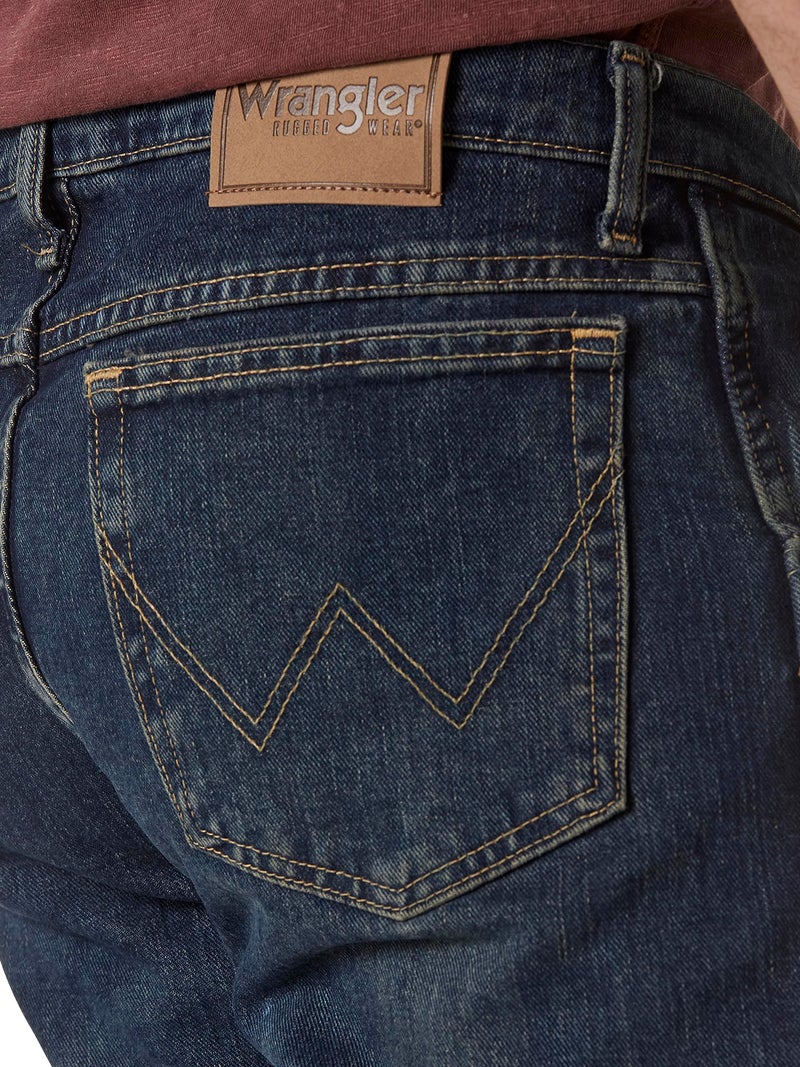 Wrangler mens Big Rugged Wear Relaxed Straight Fit jeans  Union  46W x 34L US - Image 4