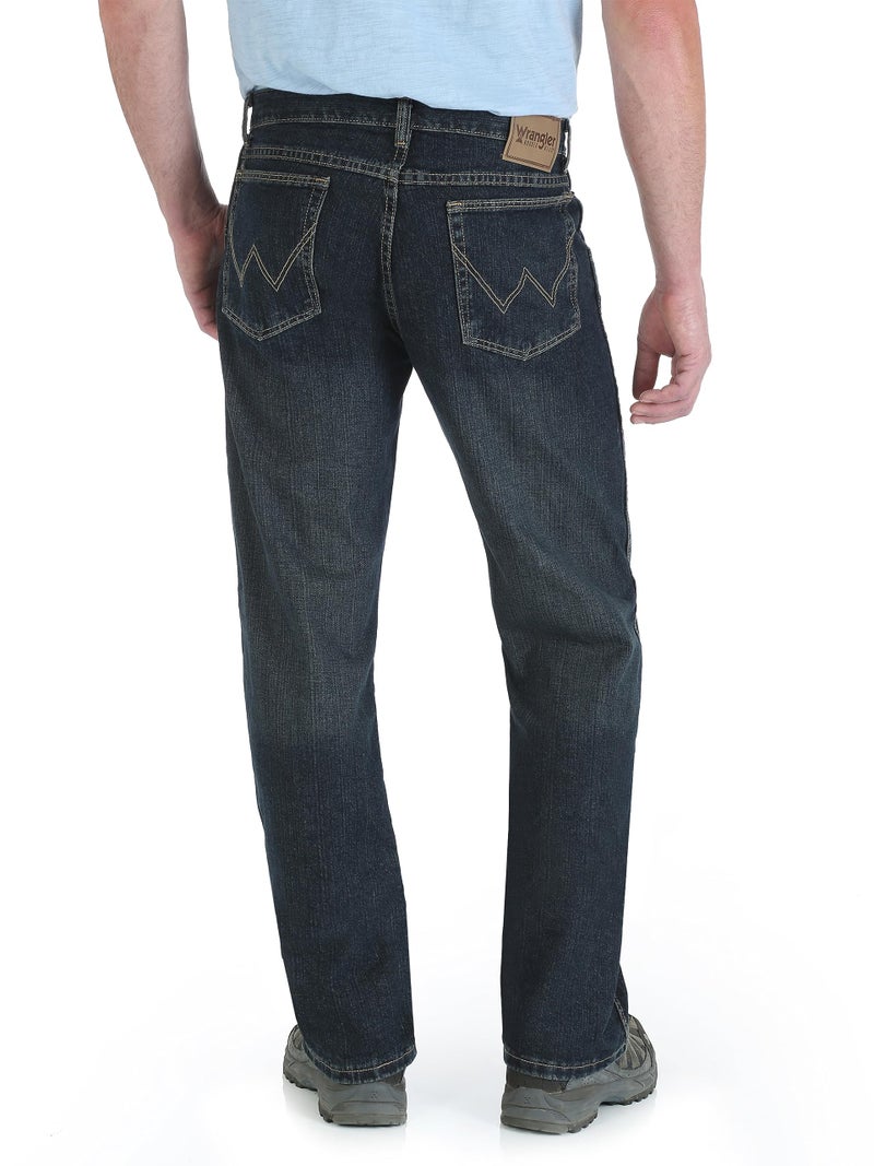Wrangler mens Big Rugged Wear Relaxed Straight Fit jeans  Union  46W x 34L US - Image 3