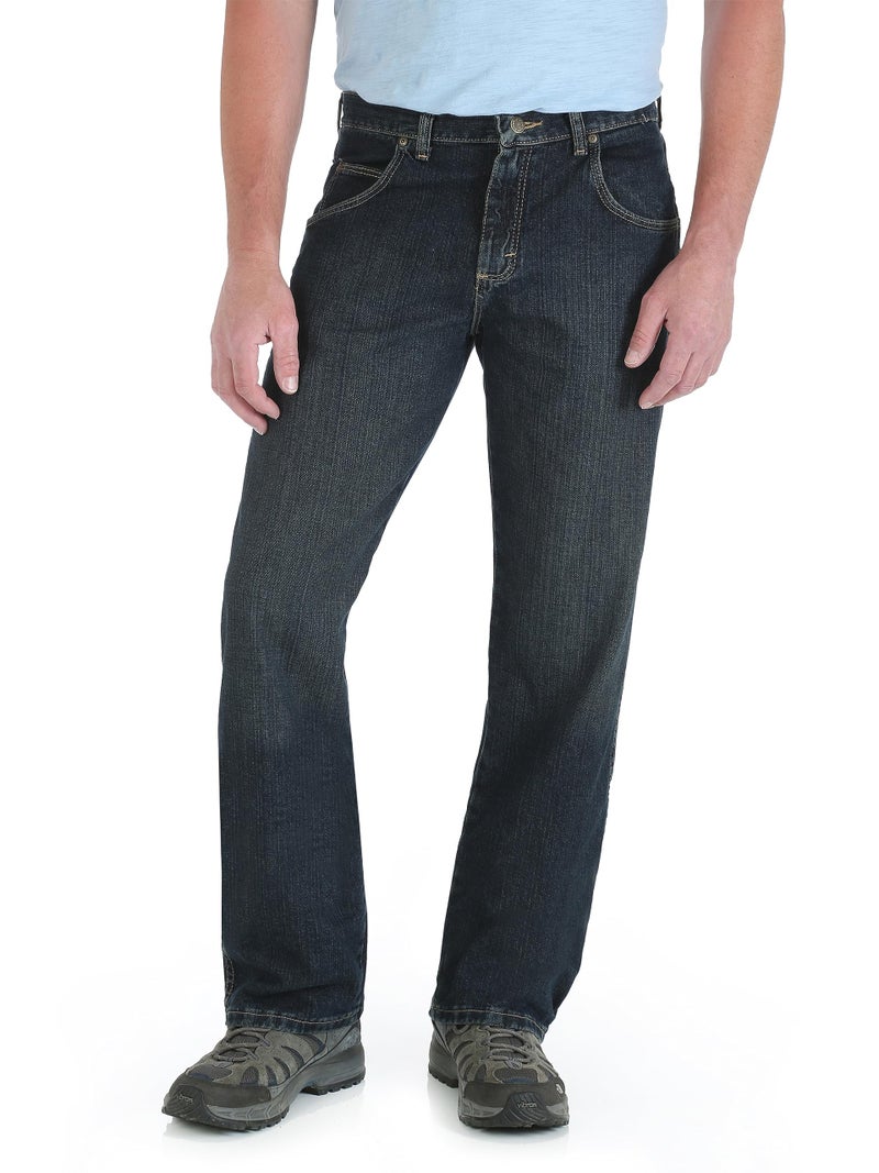 Wrangler mens Big Rugged Wear Relaxed Straight Fit jeans  Union  46W x 34L US - Image 1
