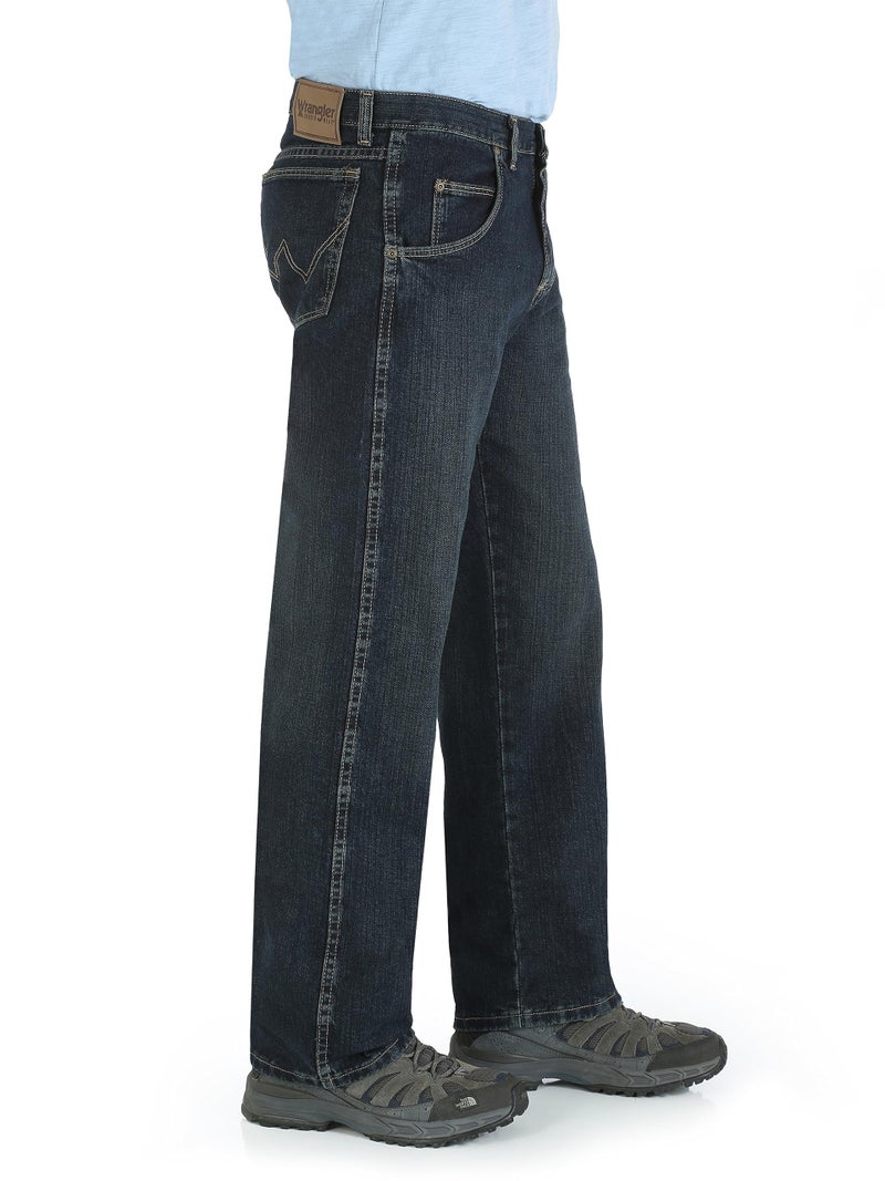Wrangler mens Big Rugged Wear Relaxed Straight Fit jeans  Union  46W x 34L US - Image 2