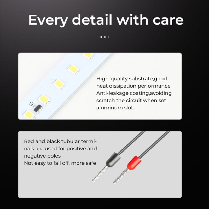 Creality 3D LED Light Bar 24V Warm White Light Kit for Ender 3 V3 Plus - Upgraded LED Chip No Strobe - Premium Workmanship Lighting Upgrade for 3D Printer - Image 4