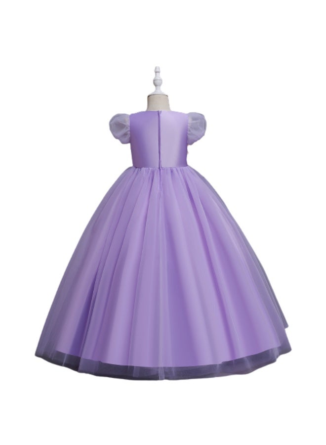 D'Daniela Sequin Bodice Tulle Dress - Image 3