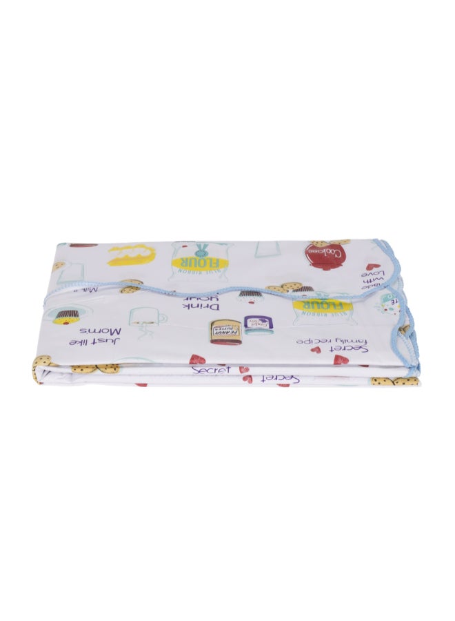 Royalford Table Cloth Elegant Design Premium Quality Pvc With Flannel Backing Multi Color Assorted Color 152x264cm - Image 1