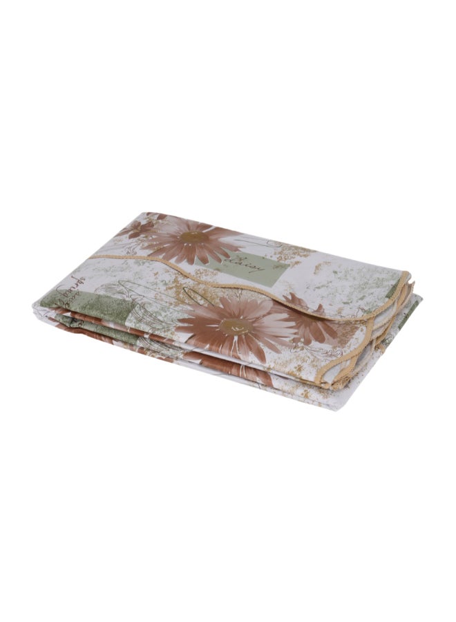 Royalford Table Cloth Elegant Design Premium Quality Pvc With Flannel Backing Multi Color Assorted Color 152x264cm - Image 3